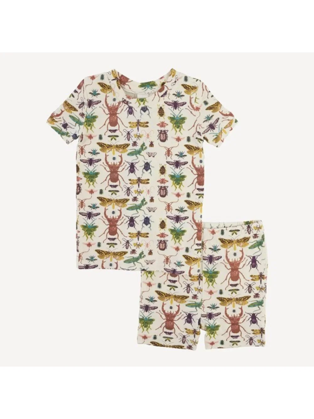 Kate Quinn Modal The Woods Insects PJ Set 18-24 M Short Sleeve Shorts Pajamas